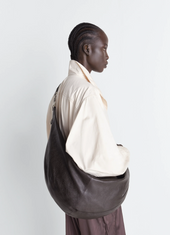 Large Quiver Clip Bag In Leather