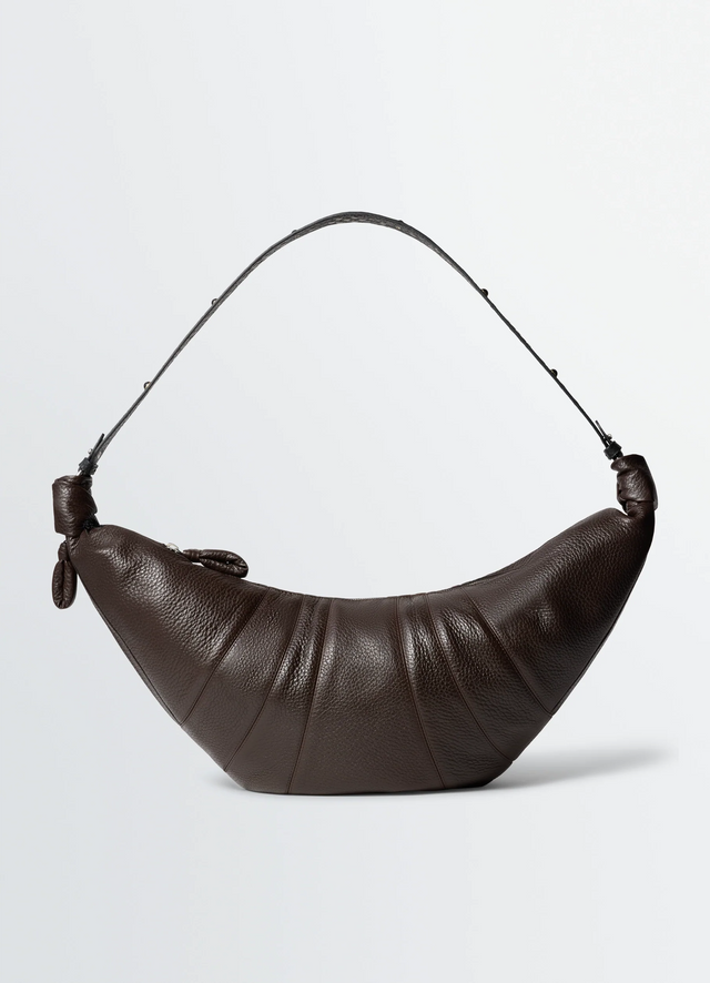 WESTERN STUDS LARGE CROISSANT BAG IN LEATHER