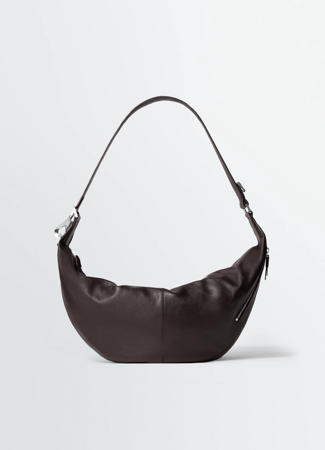 QUIVER CLIP BAG IN LEATHER