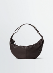 Quiver Clip Bag In Leather