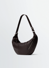 Quiver Clip Bag In Leather