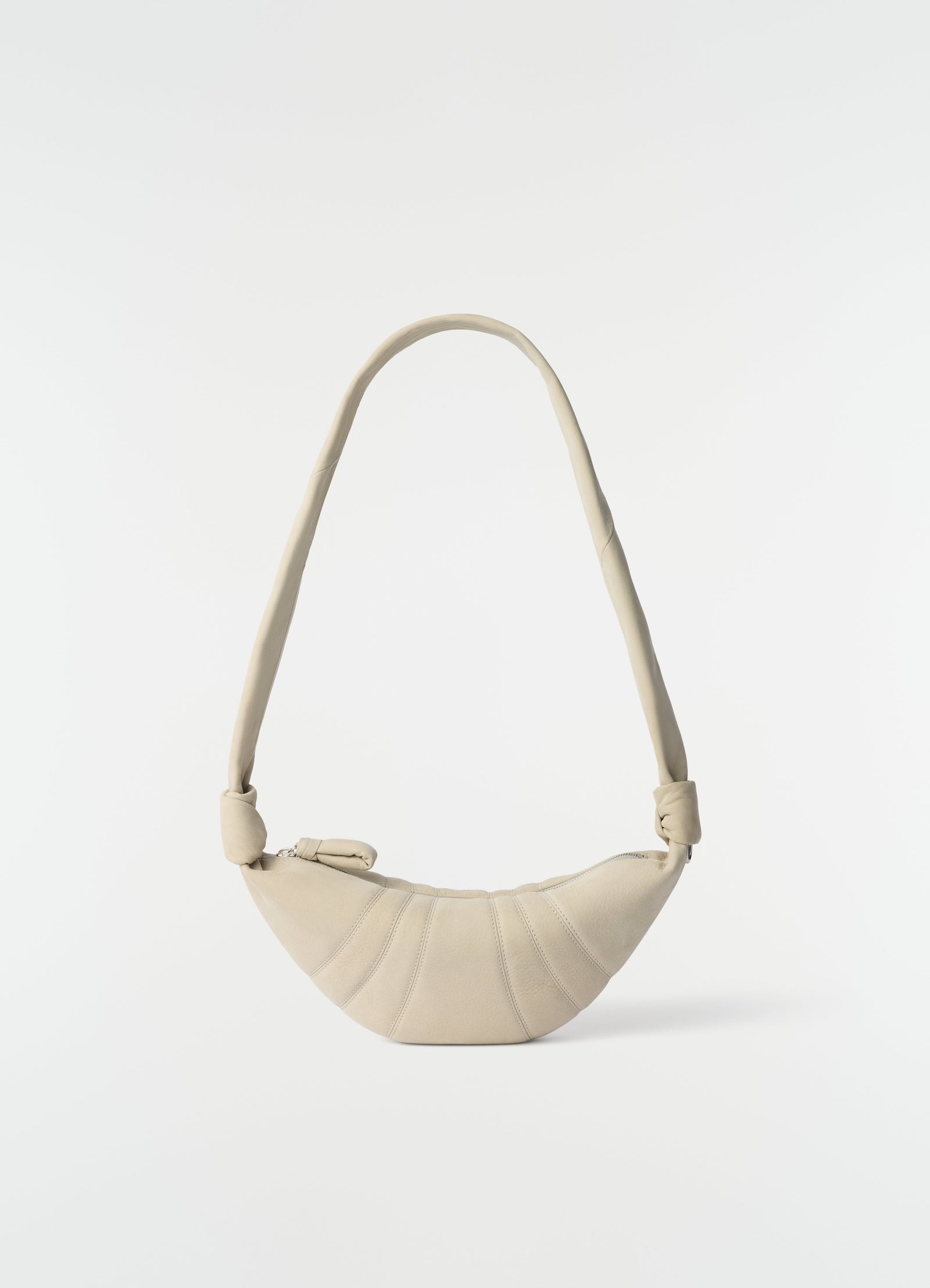 Small Croissant Bag In Alpaca Nubuck