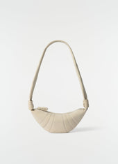 Small Croissant Bag In Alpaca Nubuck Leather