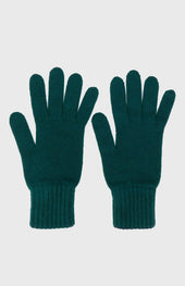 Cashmere Contrast Cuff In Evergreen