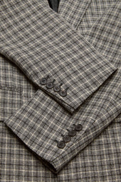 Fitted Wool Suit Jacket