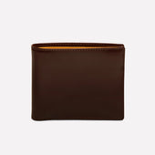 Bridle Hide Billfold Wallet With 6 C C