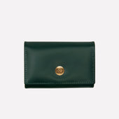 Bridle Hide Coin Purse with Card Pocket