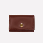 Bridle Hide Coin Purse with Card Pocket