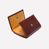 Bridle Hide Coin Purse With Card Pocket