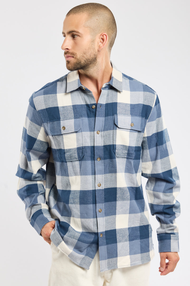 Chemise à carreaux ENTIC - coton