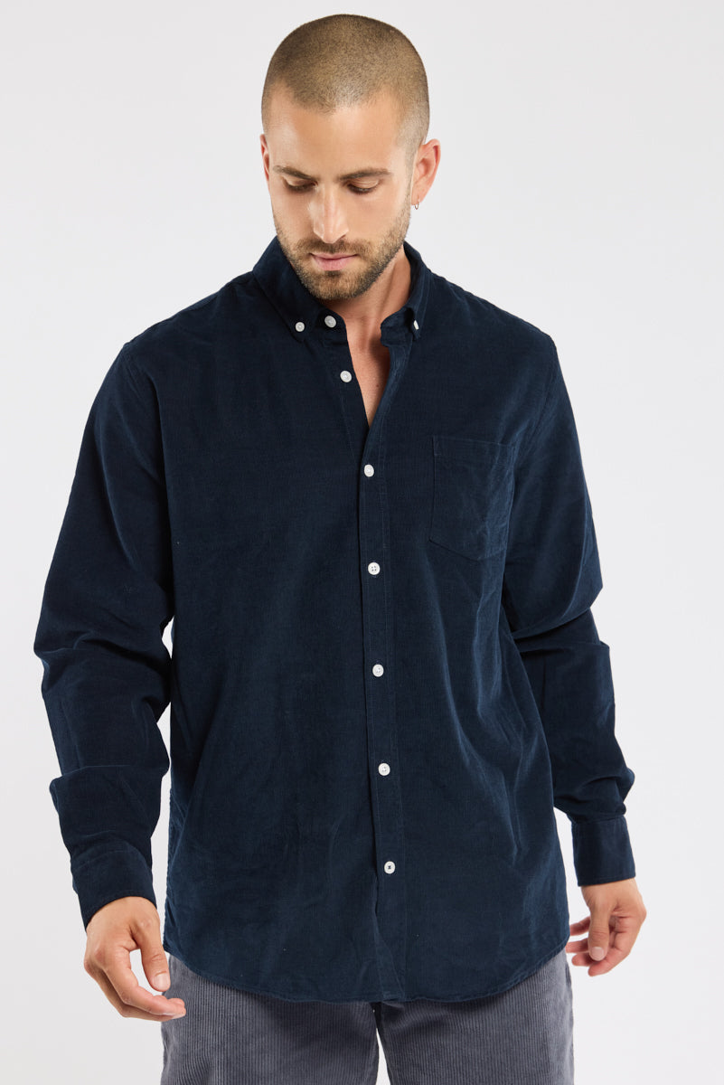 Chemise velours côtelé ERNWALL - coton