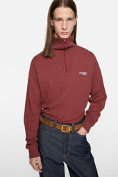 Half Zip Logo Sweatshirt