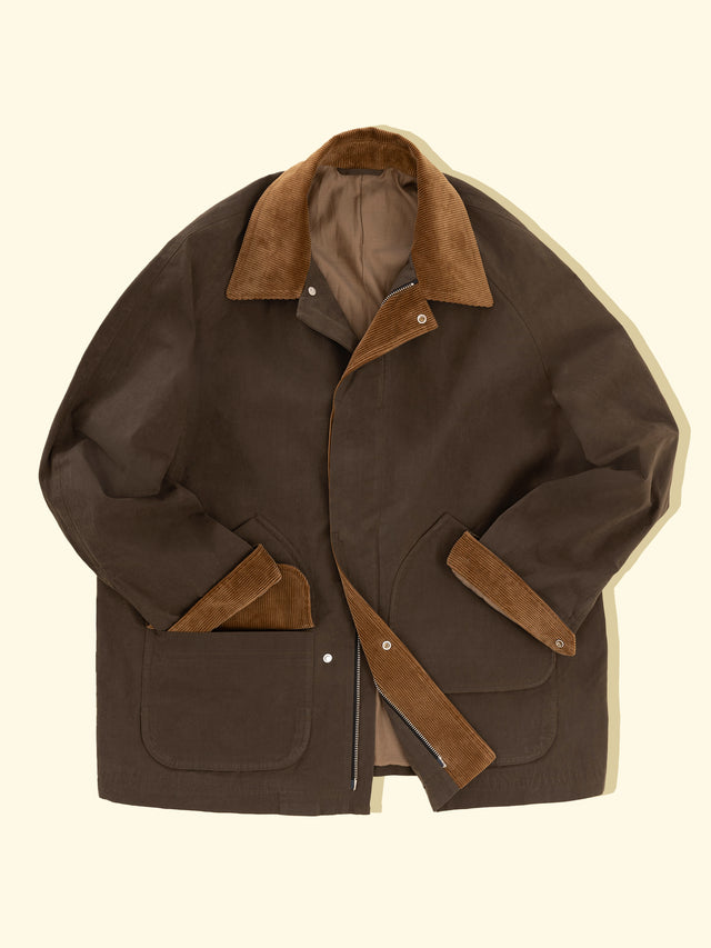 Forager Technical Barn Jacket - Burnt Umber — The Anthology
