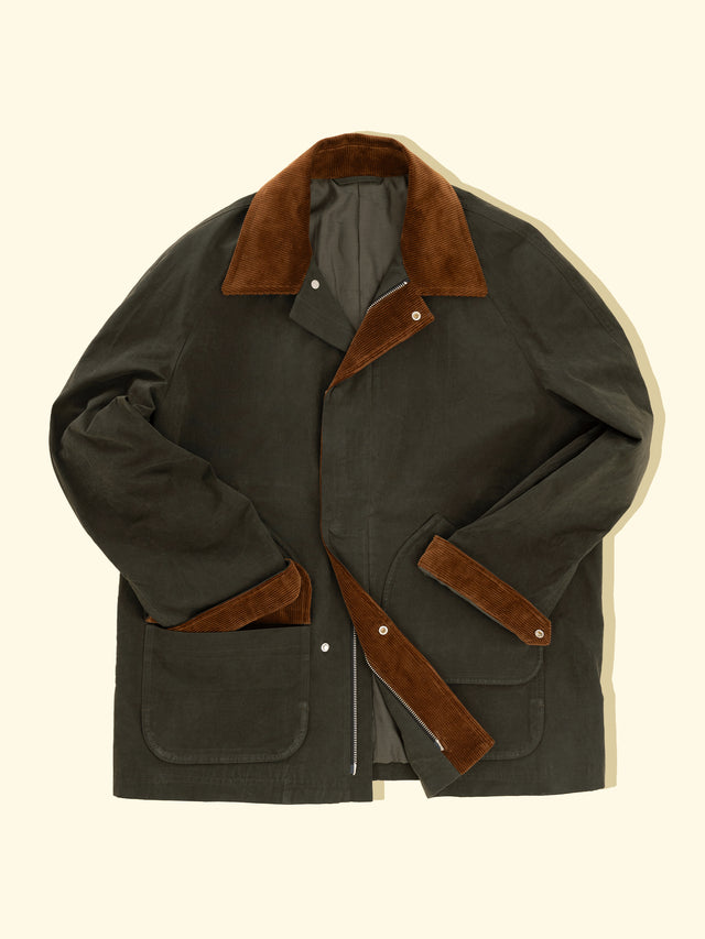 Forager Technical Barn Jacket - Hunter Green — The Anthology