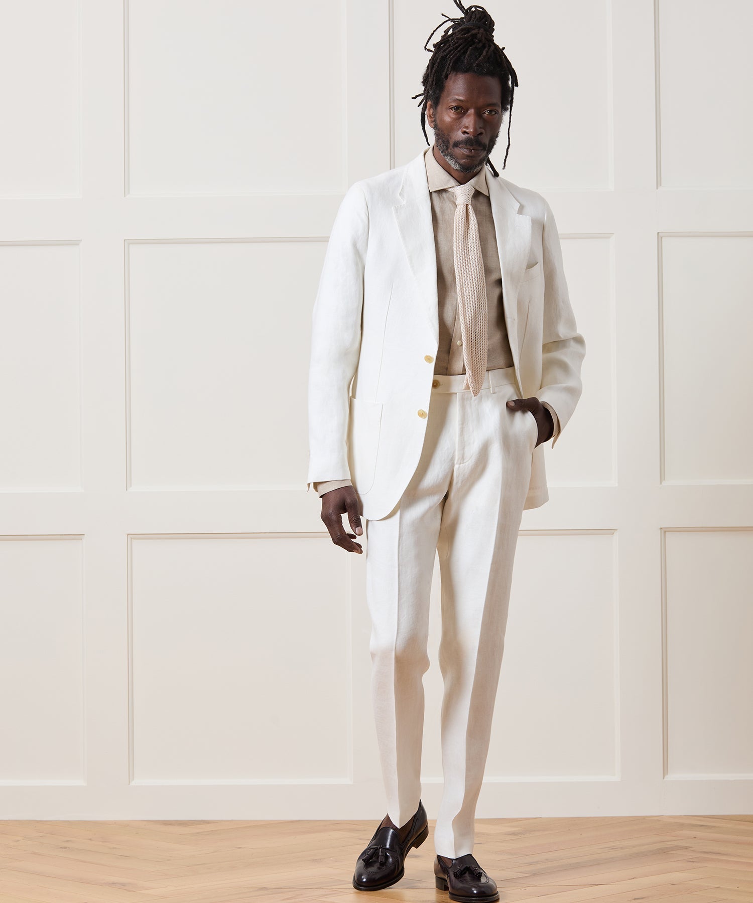 Italian Linen Slim Madison Suit