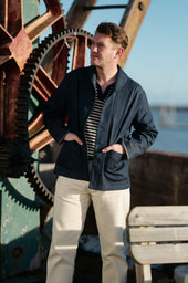 SE4 Shawl Collar Deck Jacket 11oz Japanese Denim