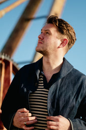 SE4 Shawl Collar Deck Jacket 11oz Japanese Denim