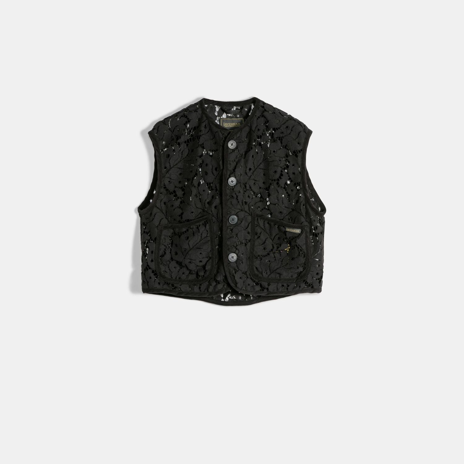 Black Edition Lace Cropped Cocoon Thornham