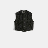 Black Edition Lace Cropped Cocoon Thornham