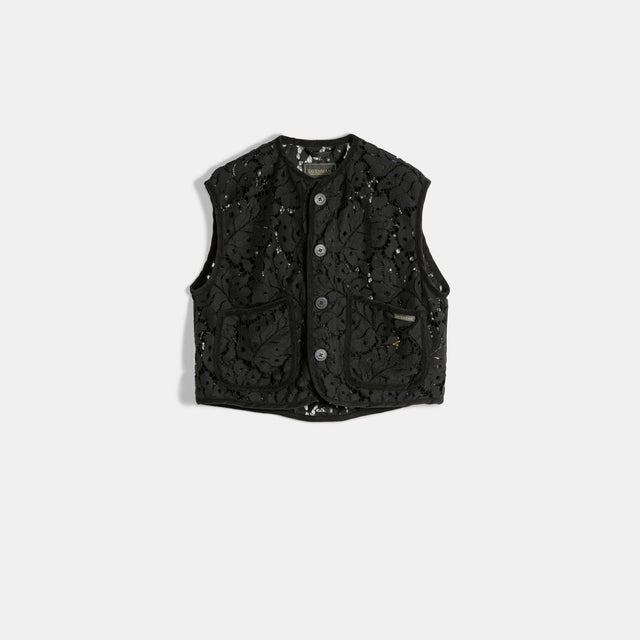 Black Edition Lace Cropped Cocoon Thornham