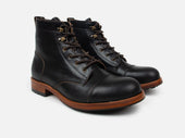 The MATLOCK Service Boot - Horween Black Leather