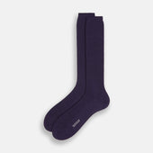 Purple Mid Length Merino Socks