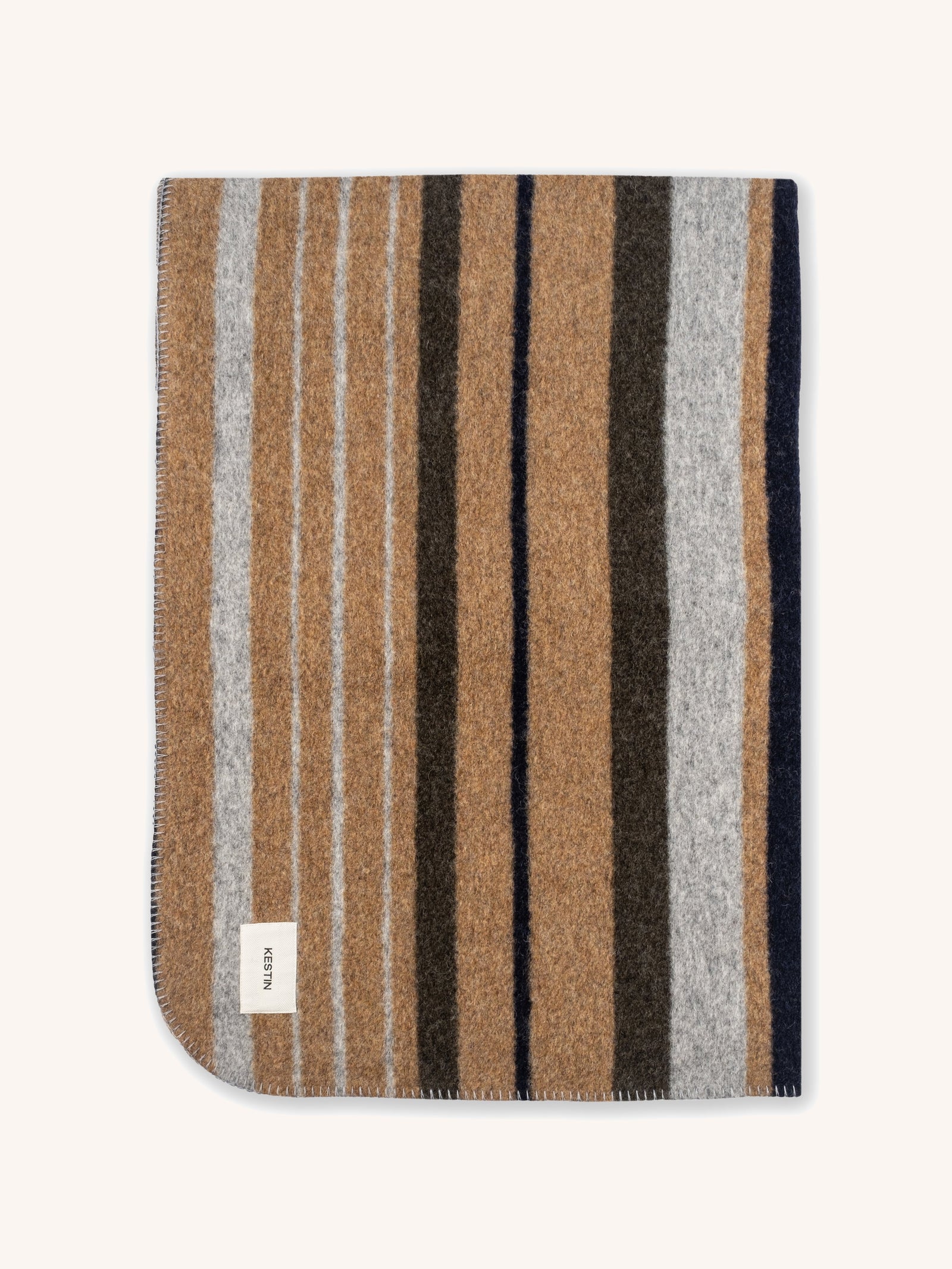 Blanket In Stripe Italian Wool