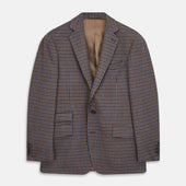 Blue Check Merino Barrington Blazer