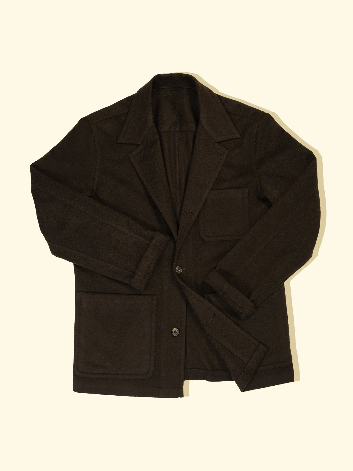 Lazyman Jacket Midnight Brown Cashmere The Anthology