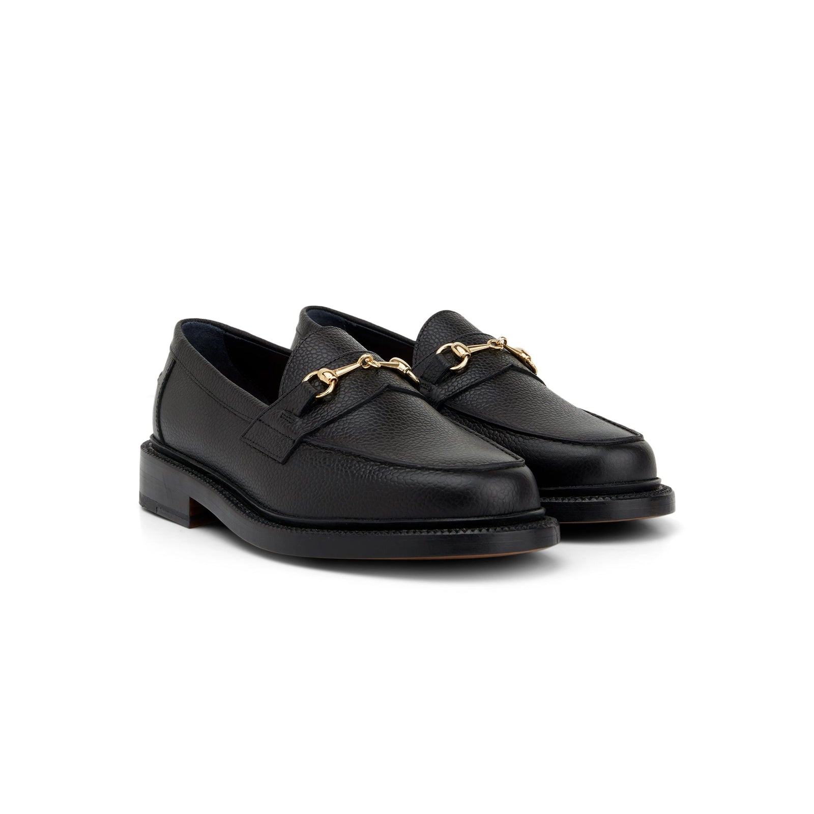 The Mason Horse Bit Loafer Onyx