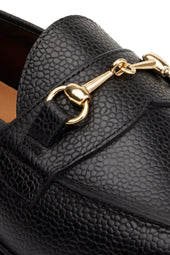 The Mason Horse Bit Loafer Onyx