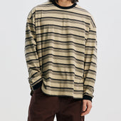 Block Stripe L S T Shirt Mud