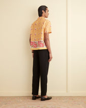 Blooming Border Short Sleeve Shirt