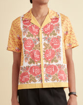 Blooming Border Short Sleeve Shirt