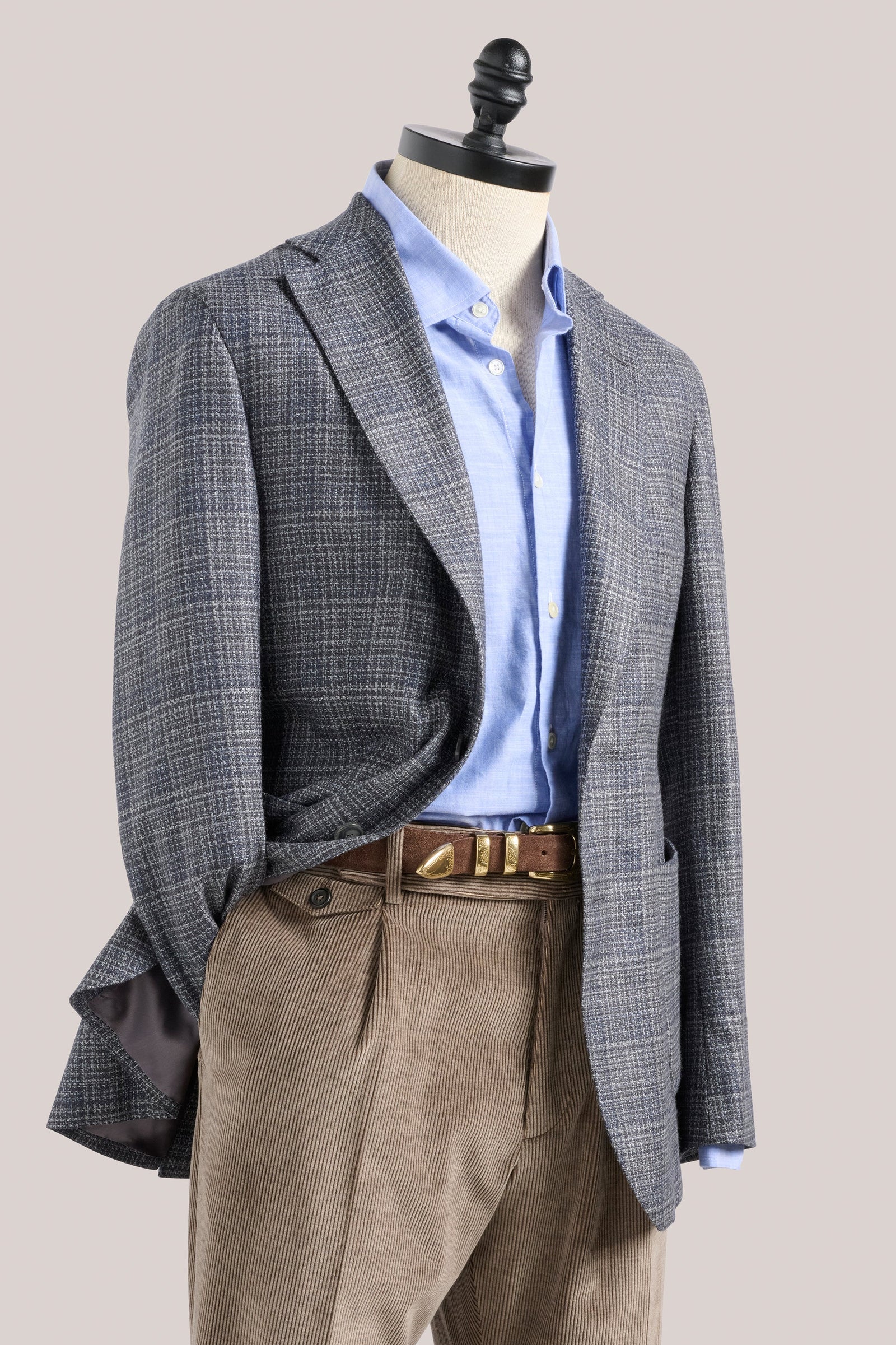 Italian Blazer Wool Silk Melange