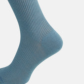 Pale Mid Length Merino Socks