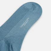 Pale Mid Length Merino Socks
