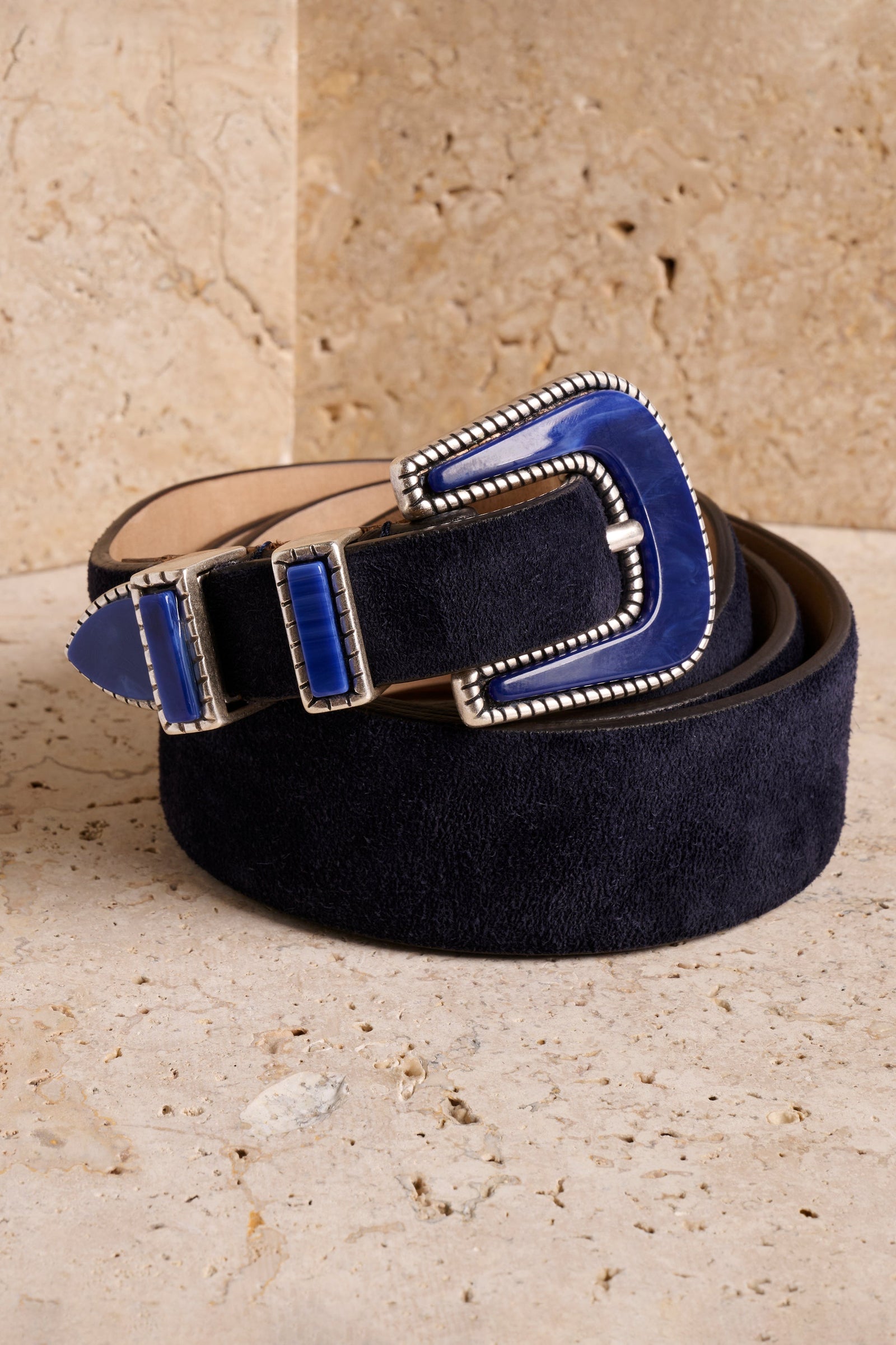 Texas Belt Suede Sapphire
