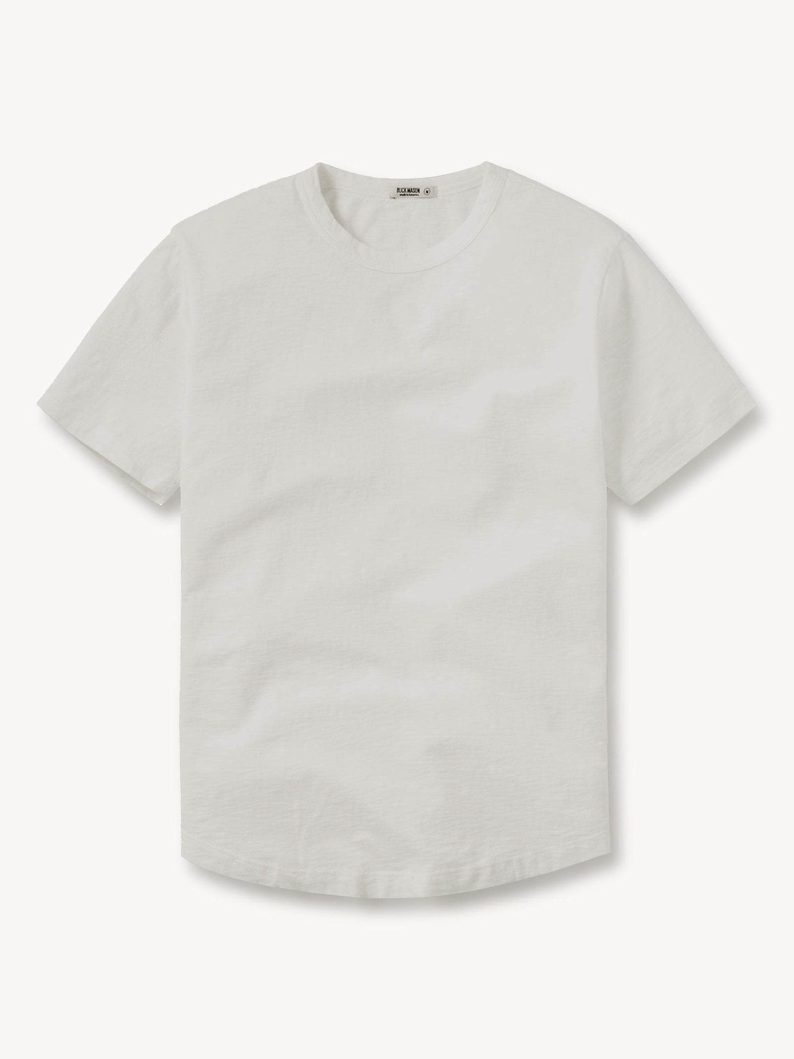 Slub Tall Curved Hem Tee