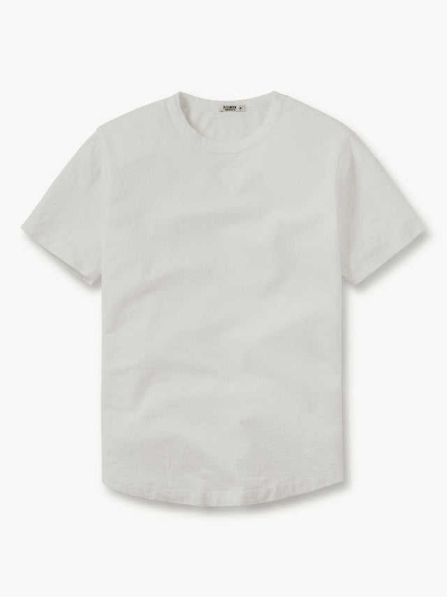 White Sand Venice Wash Slub Tall Curved Hem Tee
