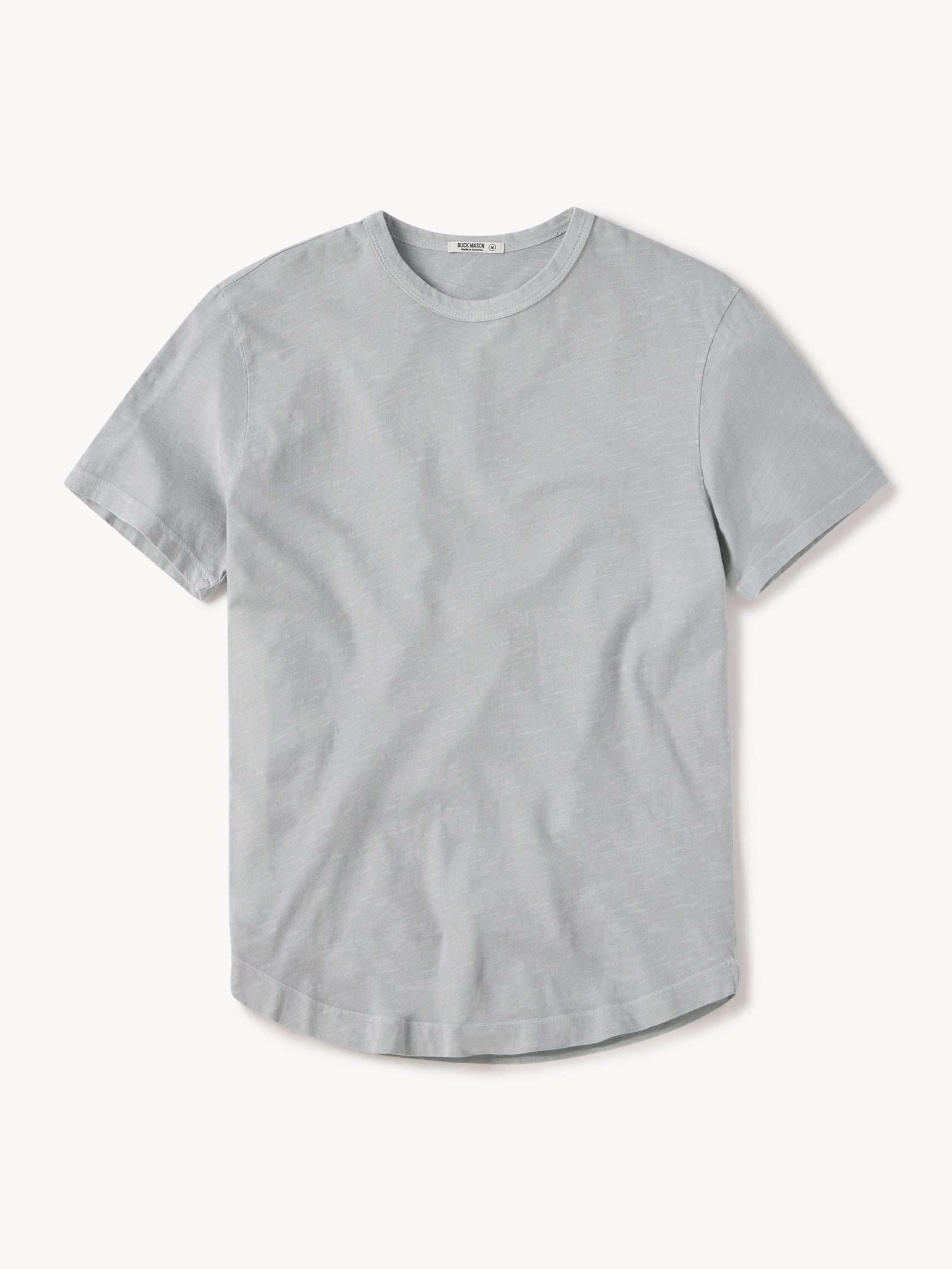 Slub Tall Curved Hem Tee