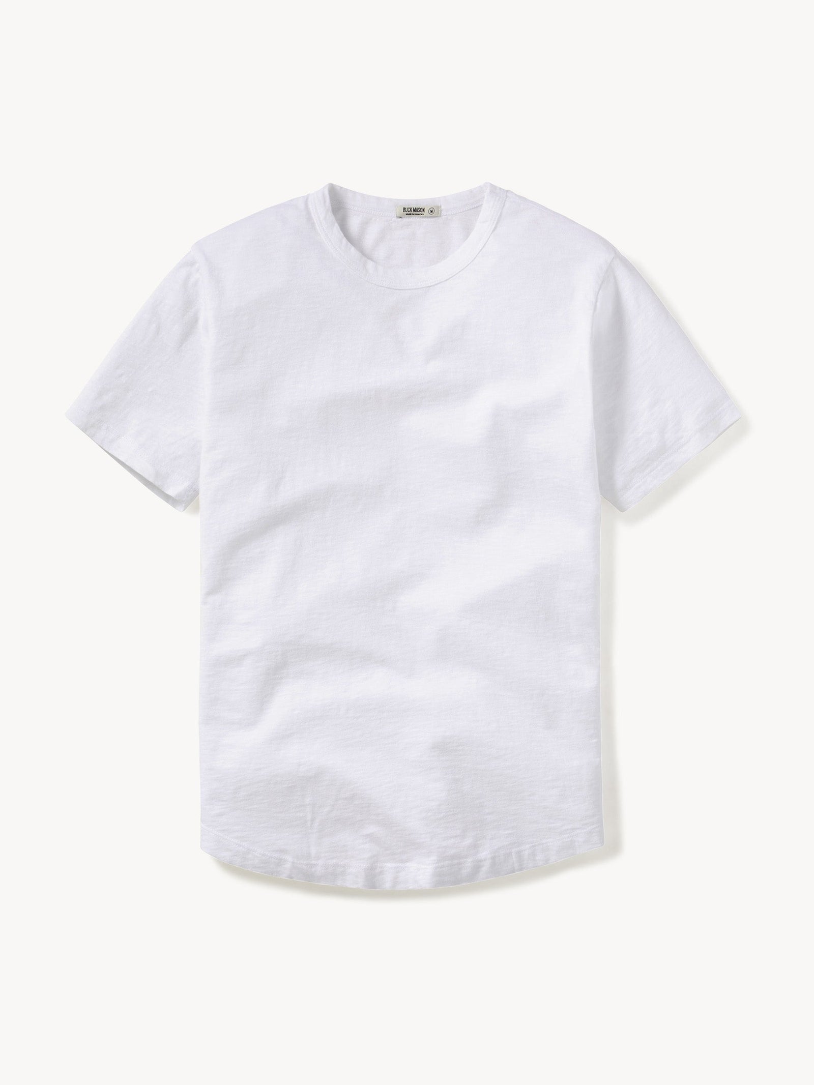 Slub Tall Curved Hem Tee