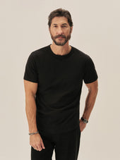 Pima Curved Hem Tee