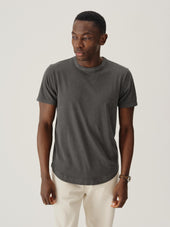 Pima Curved Hem Tee