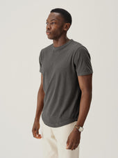 Pima Curved Hem Tee