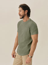 Pima Curved Hem Tee