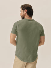Pima Curved Hem Tee