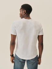Pima Curved Hem Tee