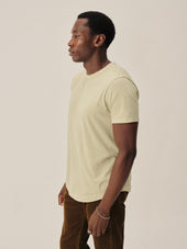 Pima Curved Hem Tee