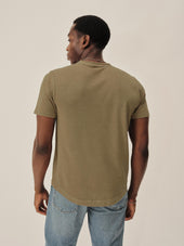 Pima Curved Hem Tee